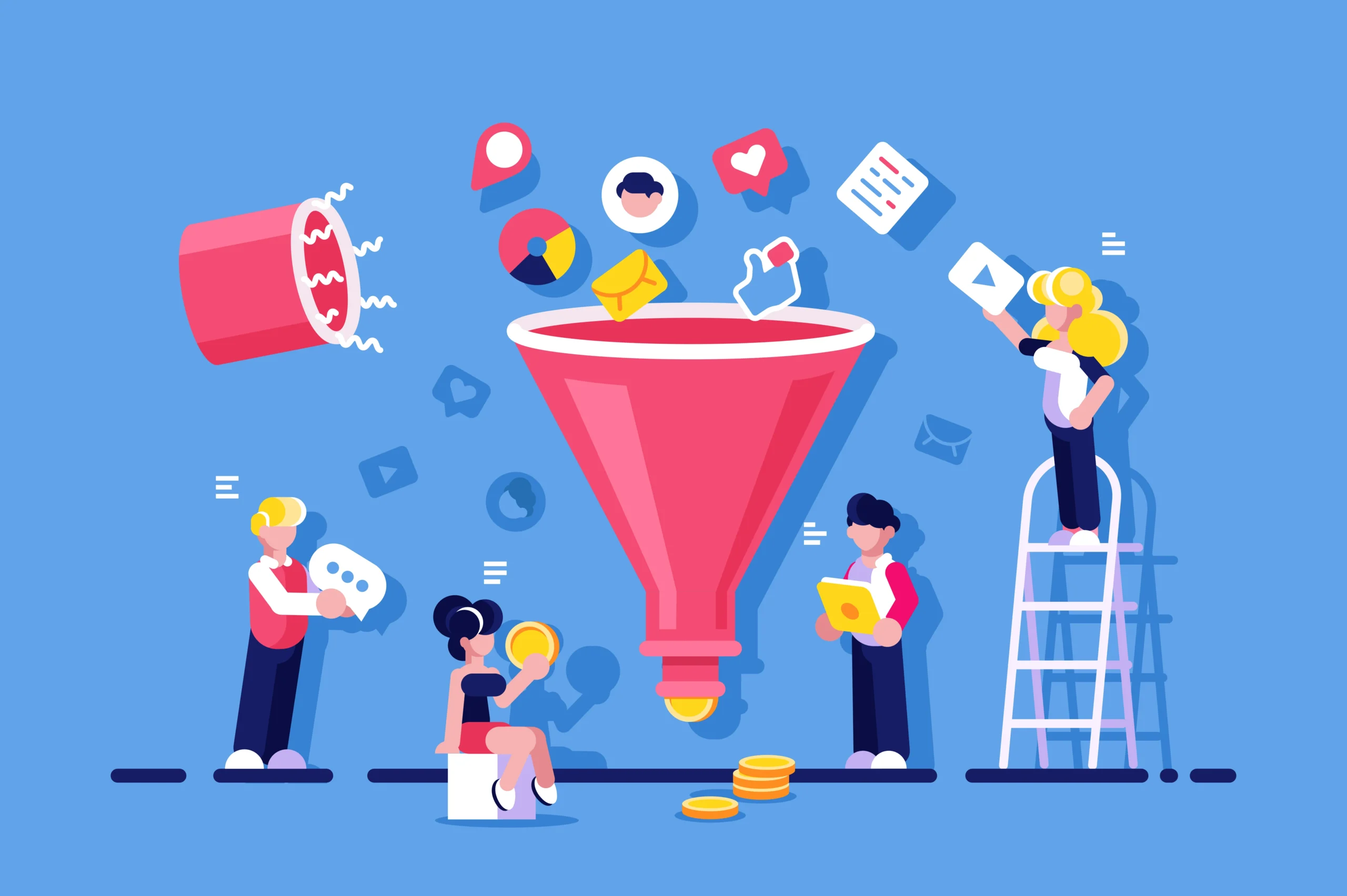 Attraction Marketing Funnels That Scale From Awareness to Applications with Email, SMS & Retargeting